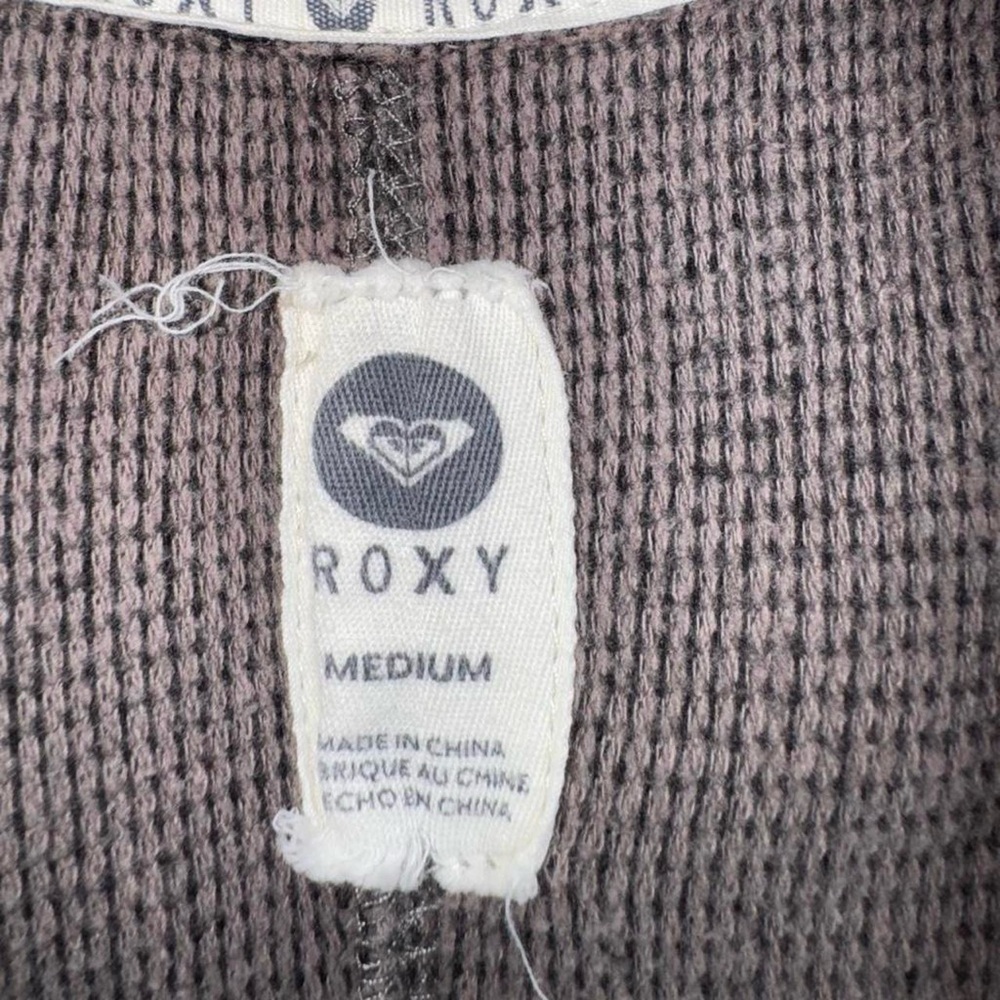 Roxy Surfcore Striped Hooded Peacoat Jacket Medium - Picture 3 of 5